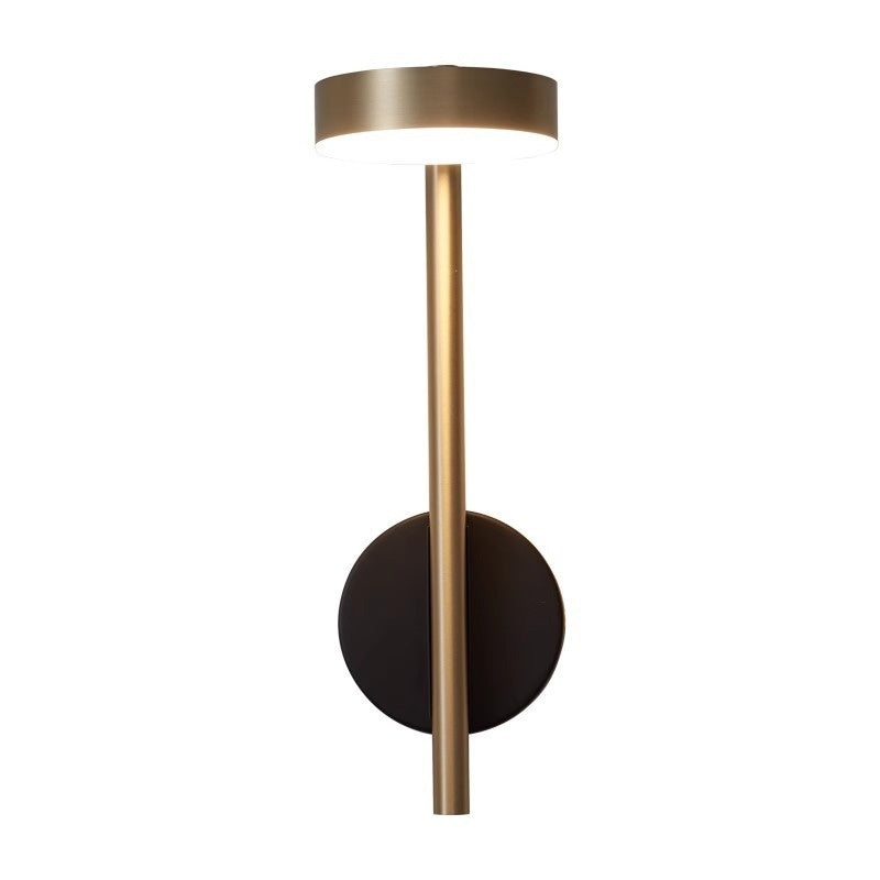 Luxury Adjustable LED Bedside Wall Lamp | Black & Gold Nordic Sconce